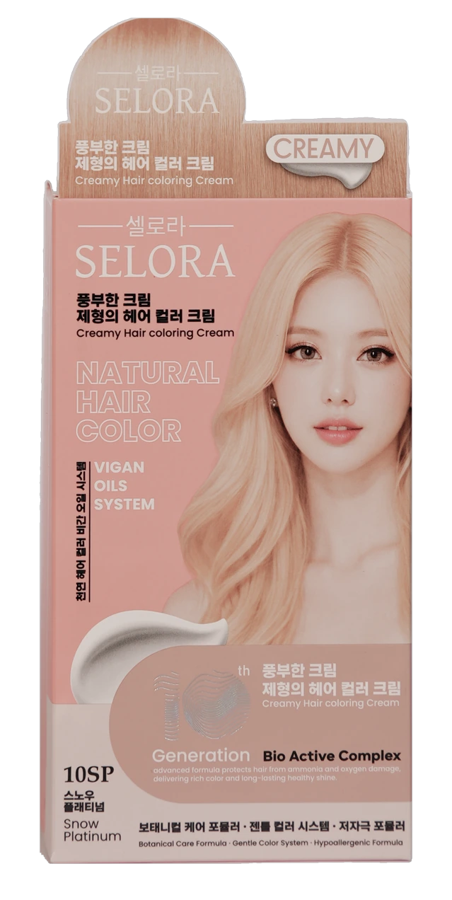 SELORA 10SP Snow Platinum — front