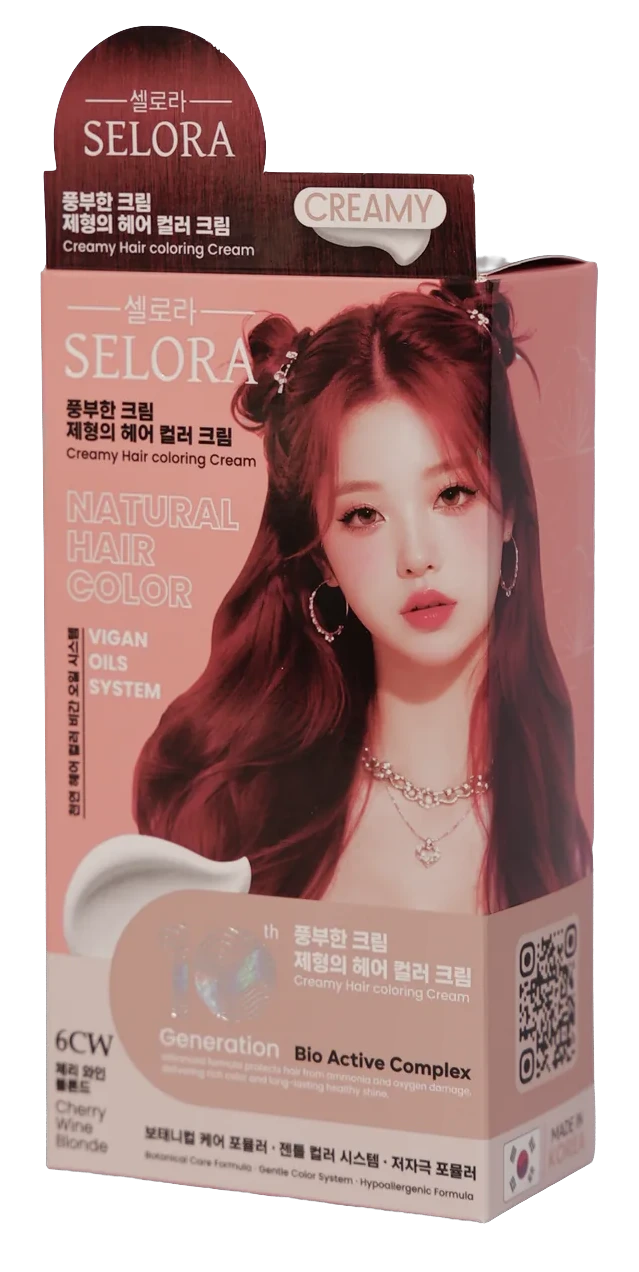 SELORA 6CW Cherry Wine Blonde — angled view