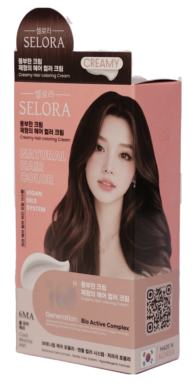 SELORA 6MA Cool Mocha Ash — angled view