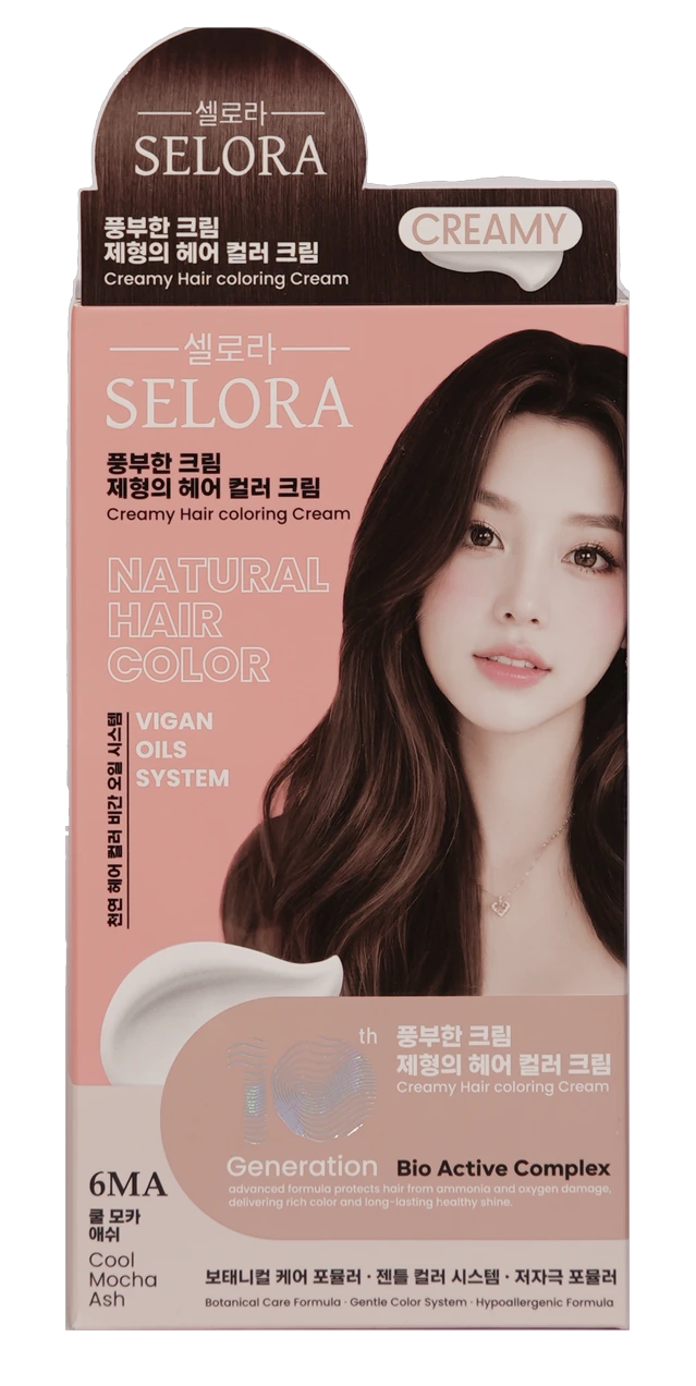 SELORA 6MA Cool Mocha Ash — front